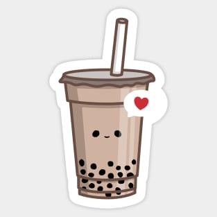 Bubble Tea Love Sticker